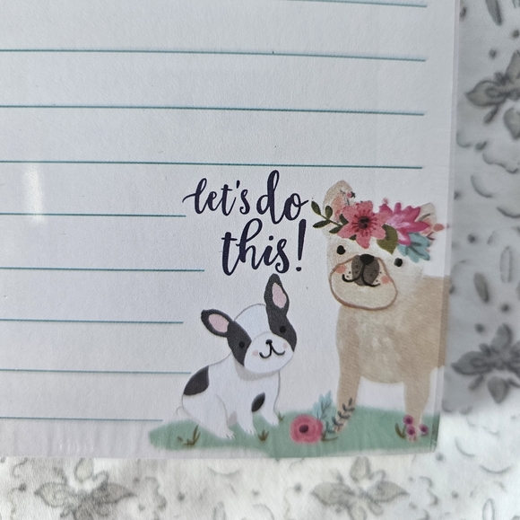 Clementine Office Clementine Floral Dog Notepad Poshmark